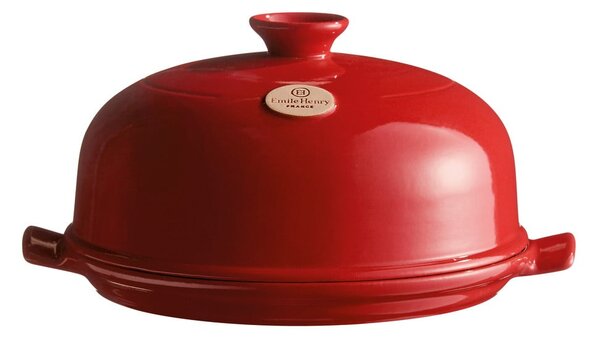 Czerwona ceramiczna okrągła forma do pieczenia chleba Emile Henry, ⌀ 28,5 cm