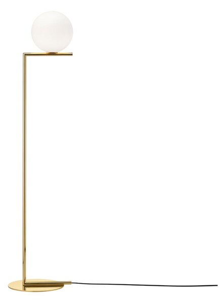 Lampa Podłogowa FLOS, ściemnialny, złoty | mosiężny, salon, metal
