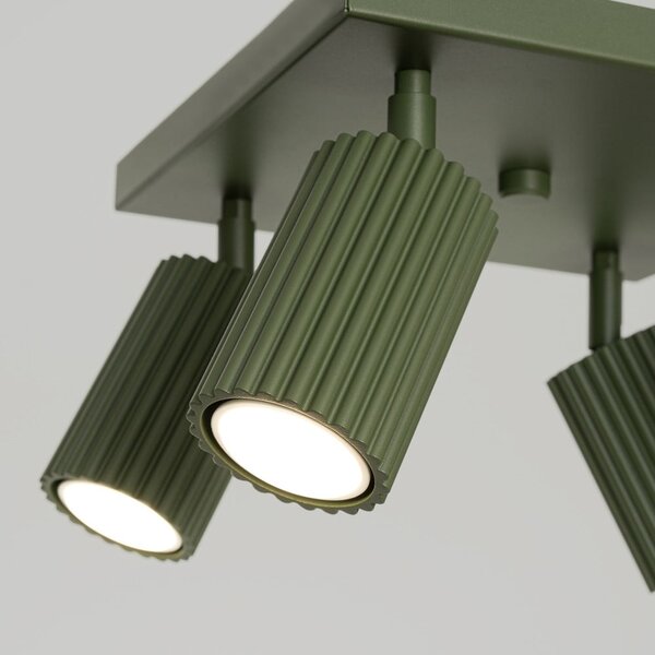 Zielona lampa punktowa 25x25 cm Gleam – Sollux