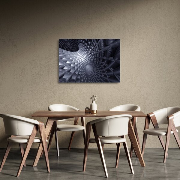 Obraz na szkle - Abstrakcja 3D (70x50 cm)