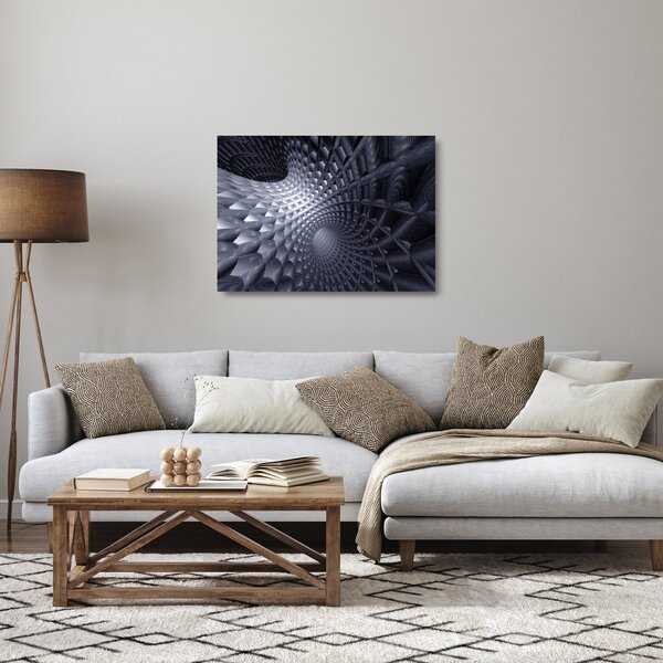 Obraz na szkle - Abstrakcja 3D (70x50 cm)