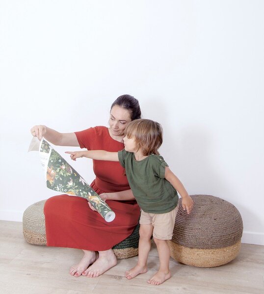 Tapeta dziecięca 10 m x 50 cm Forest Friends – Lilipinso