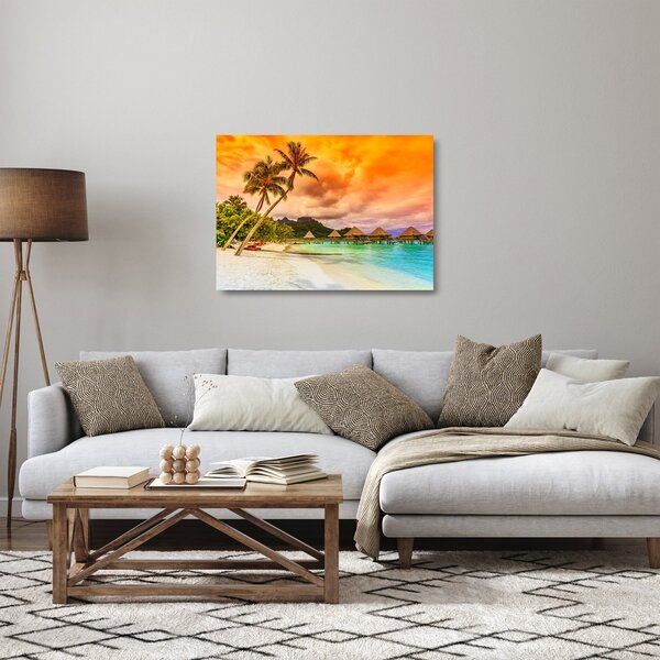 Obraz na szkle - Bora Bora Island (70x50 cm)
