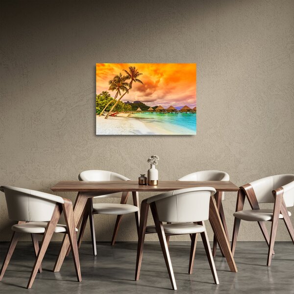 Obraz na szkle - Bora Bora Island (70x50 cm)