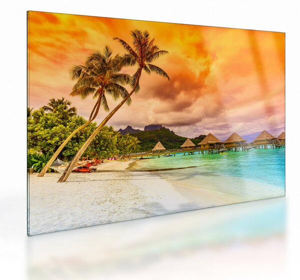 Obraz na szkle - Bora Bora Island (70x50 cm)