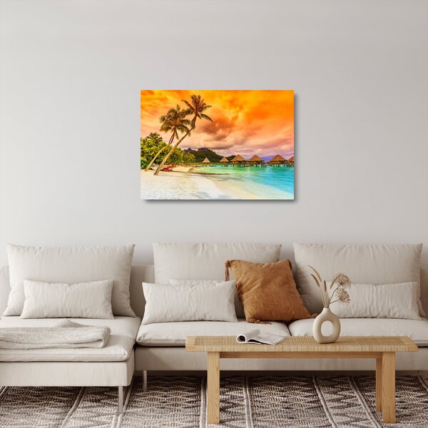 Obraz na szkle - Bora Bora Island (70x50 cm)