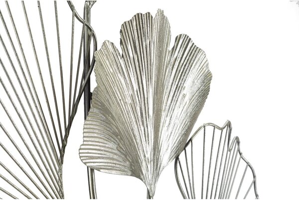 Metalowa dekoracja wisząca w kolorze srebra Mauro Ferretti Goxy Silver, 62x86 cm