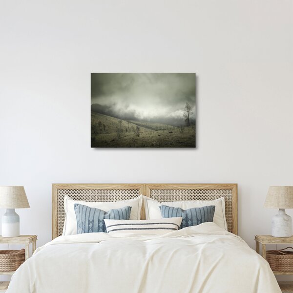 Obraz na szkle krajobrazu przed burzą (70x50 cm)
