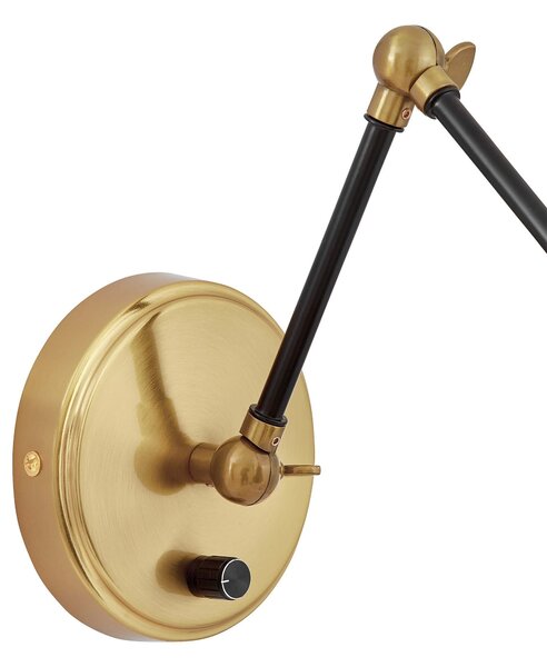 LAMPA ŚCIENNA KINKIET NOWOCZESNY CZARNY BONA W2