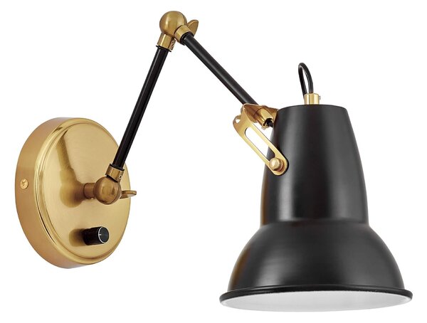 LAMPA ŚCIENNA KINKIET NOWOCZESNY CZARNY BONA W2
