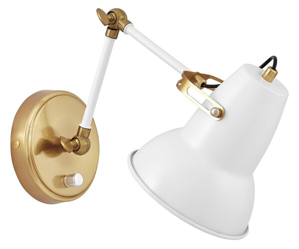LAMPA ŚCIENNA KINKIET NOWOCZESNY BIAŁY BONA W2