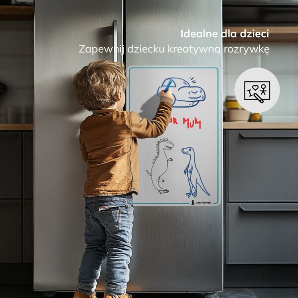 Flipchart magnetyczny mały, 390x590 mm, zestaw 2 szt: MAGNETO
