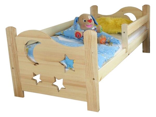 Łóżko dziecięce SEWERYN 70x160 SOSNOWE + materac KPG + szuflada