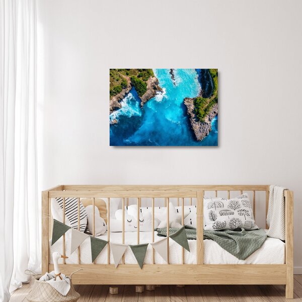 Obraz na szkle - Zatoka na Bali (70x50 cm)