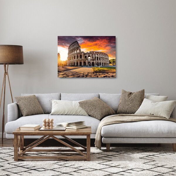 Obraz na szkle - Koloseum w Rzymie (70x50 cm)