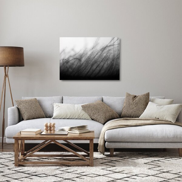 Obraz na szkle - Trawa na wietrze (70x50 cm)