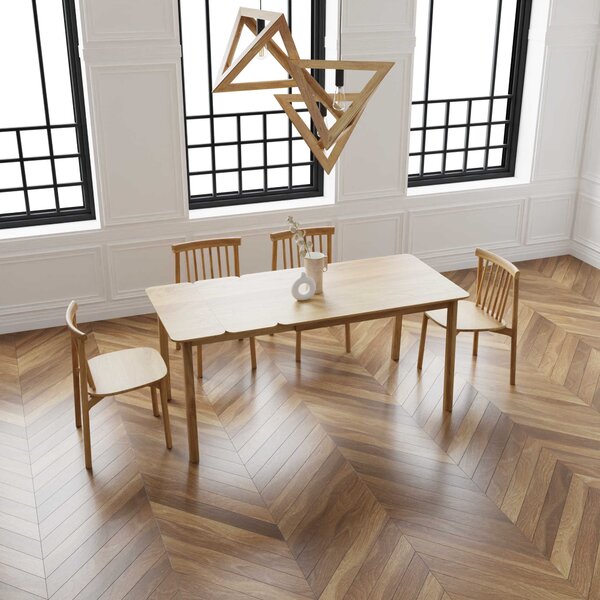 Stół rozkładany Compact Elegance, 100% dąb