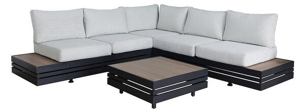 Luksusowy zestaw aluminiowy DALLAS dla 5 osób