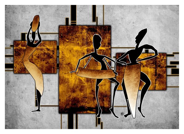 Obraz na szkle - Motywy kultury afrykańskiej (70x50 cm)