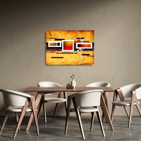 Obraz na szkle - Abstrakcja (70x50 cm)