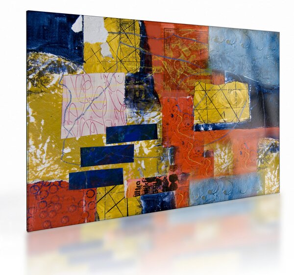 Obraz na szkle - Abstrakcja (70x50 cm)