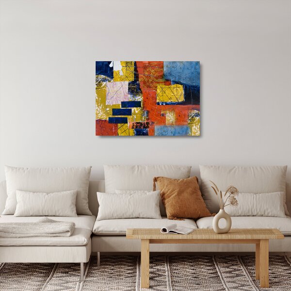 Obraz na szkle - Abstrakcja (70x50 cm)