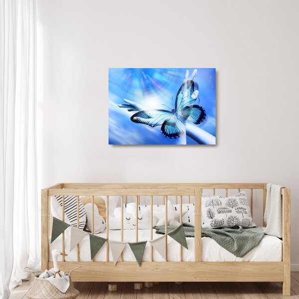 Obraz na szkle - Motyl, symbol nadziei (70x50 cm)