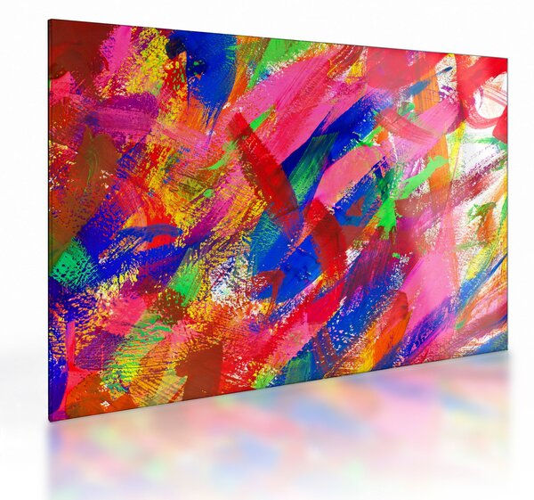 Obraz na szkle - Kolorowa abstrakcja (70x50 cm)