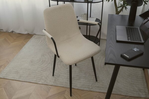 EMWOmeble Krzesło C-962 | Boucle | beżowy