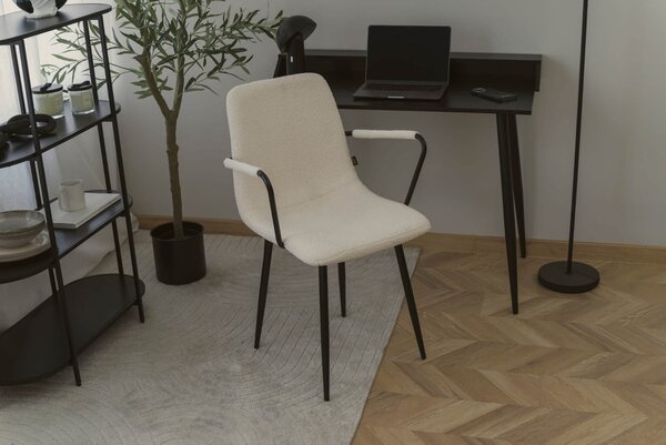 EMWOmeble Krzesło C-962 | Boucle | beżowy