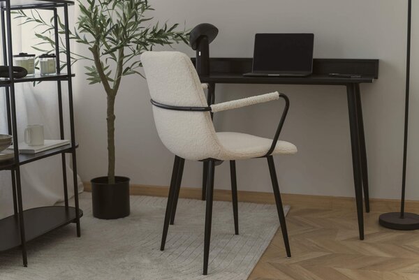 EMWOmeble Krzesło C-962 | Boucle | beżowy