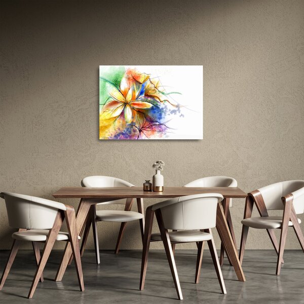 Obraz na szkle - Kwiat (70x50 cm)