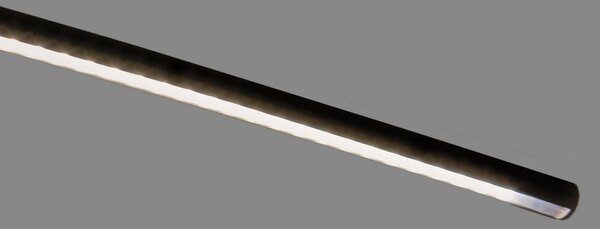 Lampa stojąca LED DANUA Lindby, możliwość ściemniania, czarny, biuro, metal, nowoczesny