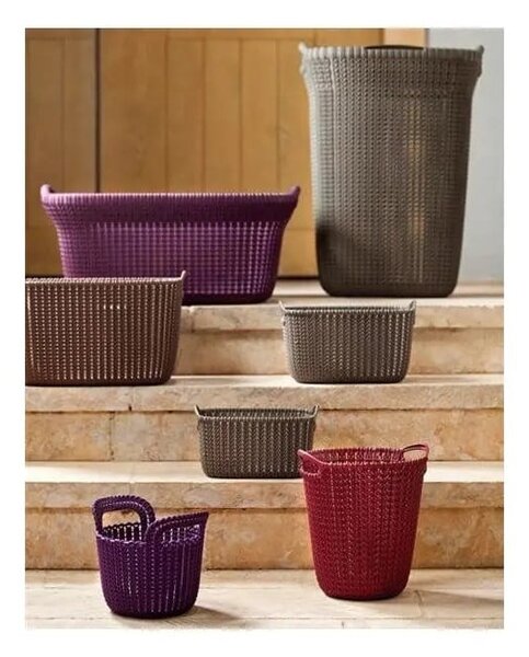 Plastikowy kosz na pranie 57 l Knit – Curver