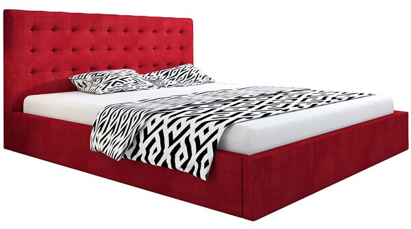 Pikowane łóżko jednoosobowe 120x200 Pikaro 3X - 48 kolorów