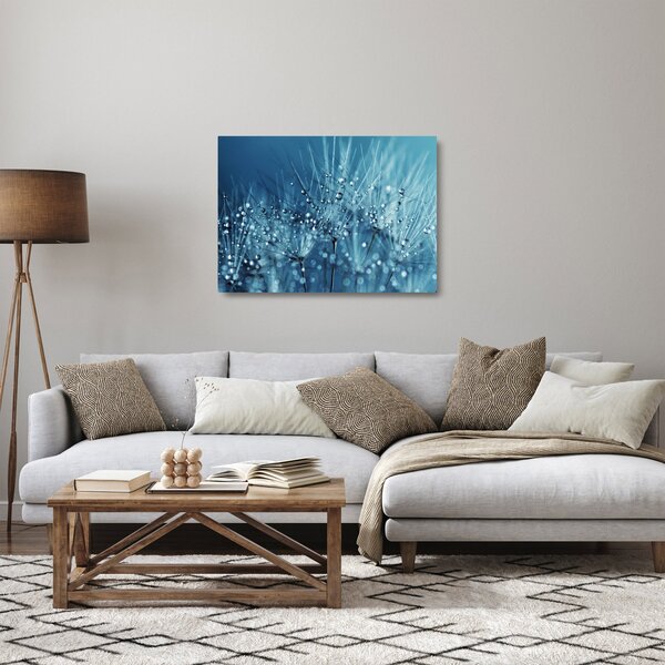 Obraz na szkle - Krople rosy (70x50 cm)
