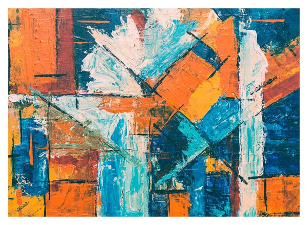 Obraz na szkle - Abstrakcja (70x50 cm)