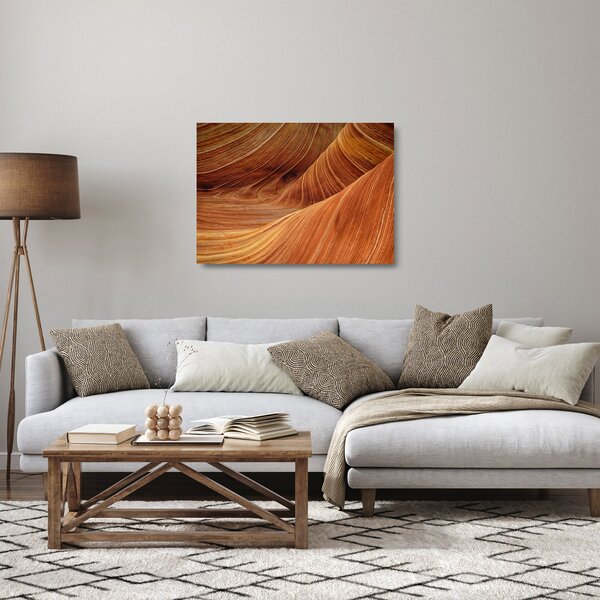 Obraz na szkle - Czerwony piasek (70x50 cm)