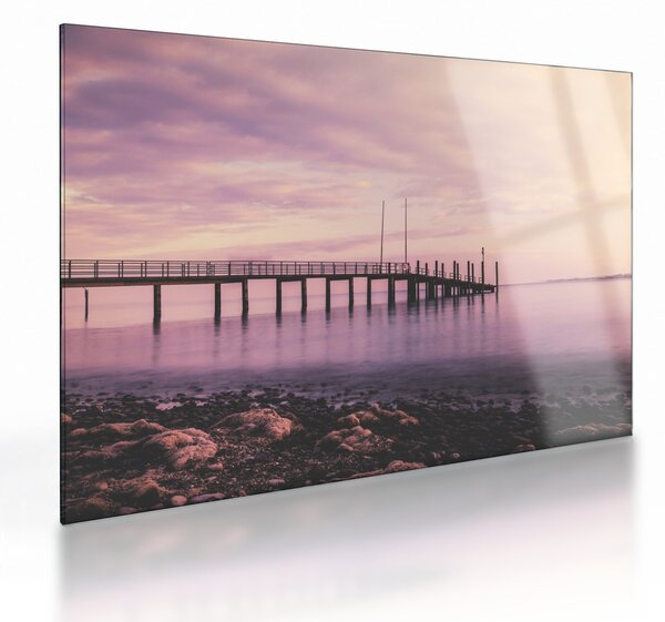Obraz na szkle - Port (70x50 cm)