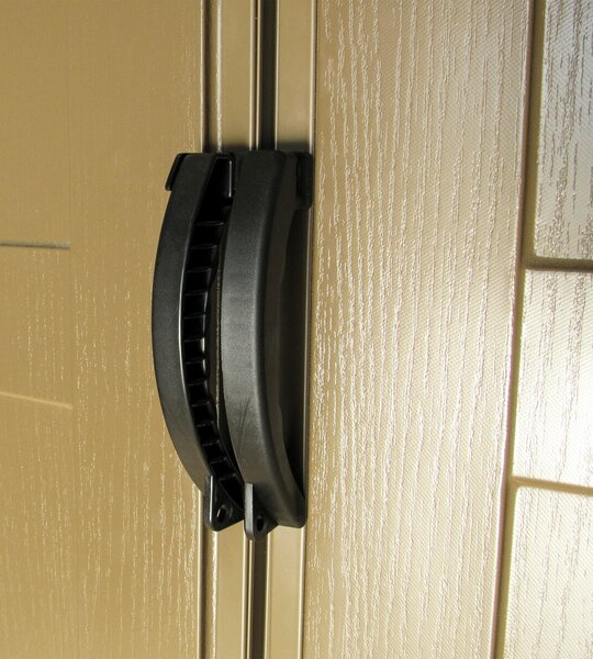 Woodside Domek ogrodowy 8 m² + konstrukcja podłogowa, winylowy, beżowy DURAMAX 30214