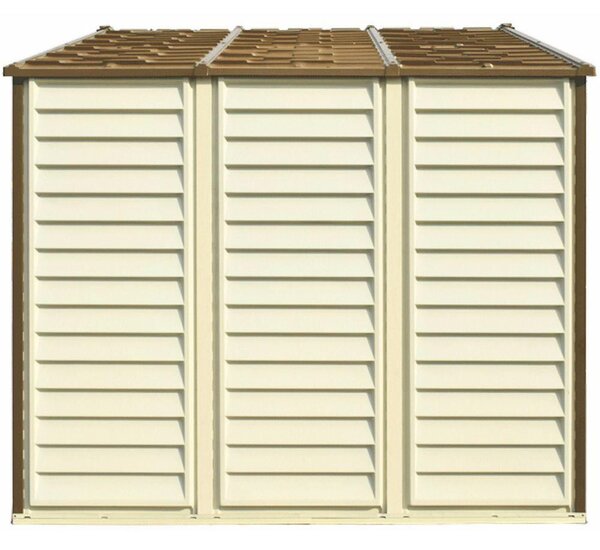 Woodside Domek ogrodowy 8 m² + konstrukcja podłogowa, winylowy, beżowy DURAMAX 30214