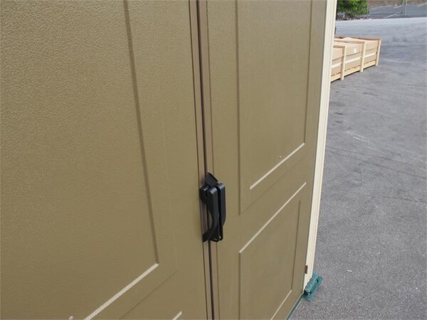 Woodside Domek ogrodowy 8 m² + konstrukcja podłogowa, winylowy, beżowy DURAMAX 30214