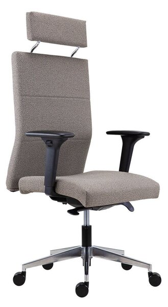 Fotel biurowy Vertika PDH - czarny - nośność 160 kg Antares