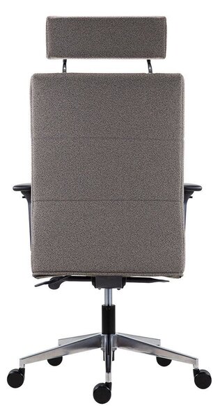 Fotel biurowy Vertika PDH - czarny - nośność 160 kg Antares