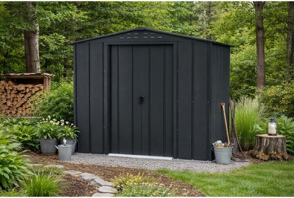 Riverton Top Domek ogrodowy 2,5 m² + profile podłogowe, antracyt DURAMAX 50013