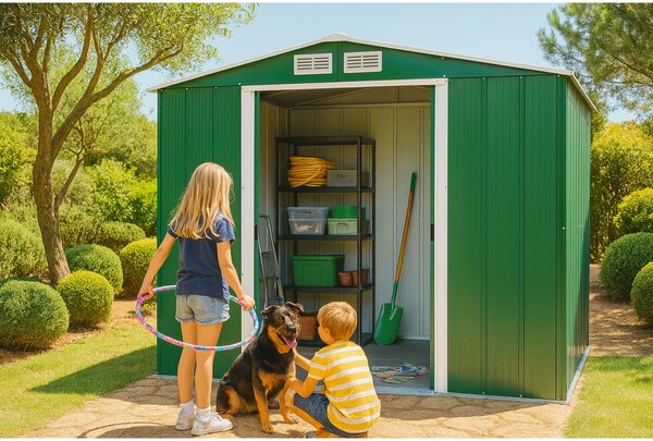 Titan Eco Domek ogrodowy 4,7 m², zielony DURAMAX 61161