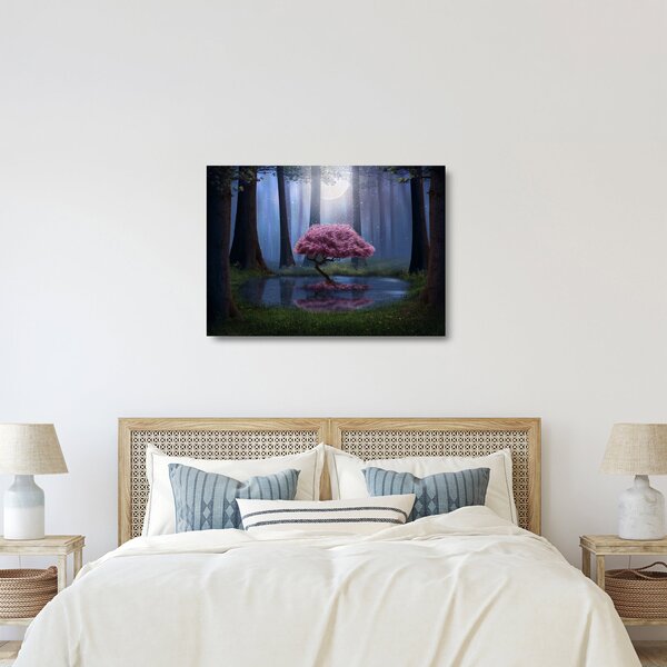 Obraz na szkle - Magiczna noc (70x50 cm)