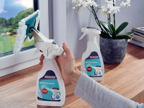 Spryskiwacz do okien Micro Duo ze płynem do czyszczenia szyb 500 ml LEIFHEIT 51165