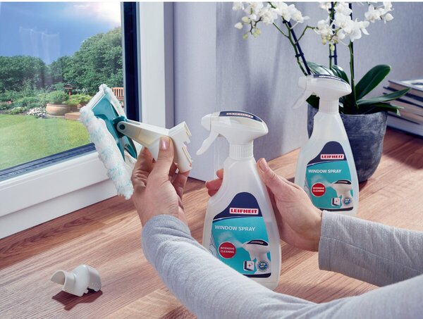 Spryskiwacz do okien Micro Duo ze płynem do czyszczenia szyb 500 ml LEIFHEIT 51165