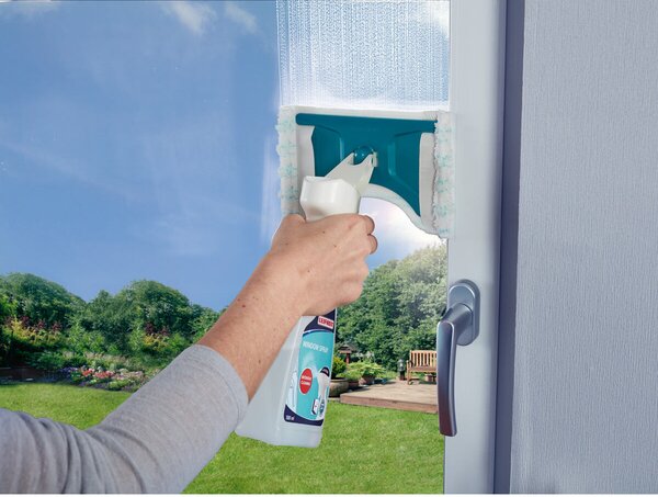 Spryskiwacz do okien Micro Duo ze płynem do czyszczenia szyb 500 ml LEIFHEIT 51165